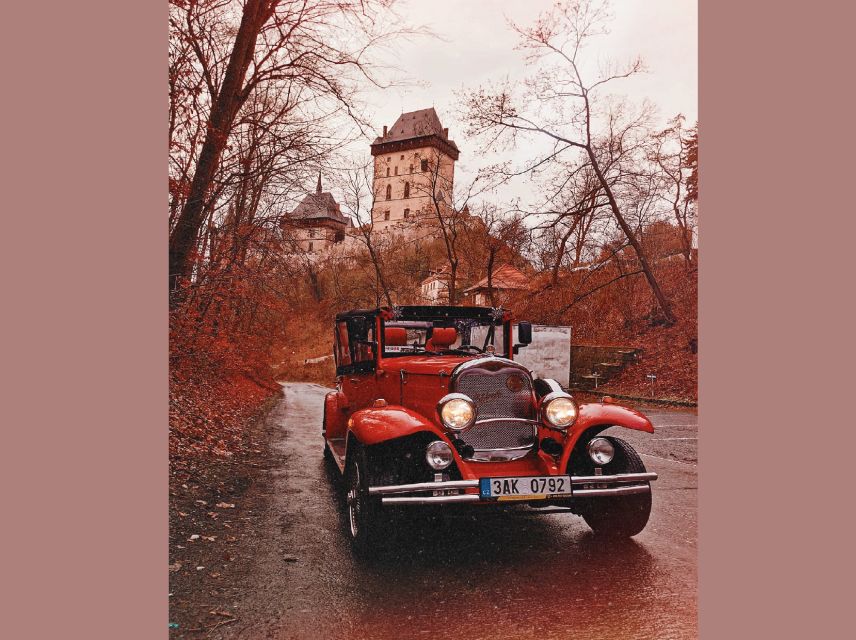 Prague: Fairytale Karlstejn Castle in Retro-Style Car - Is $665 good value for up to five people?