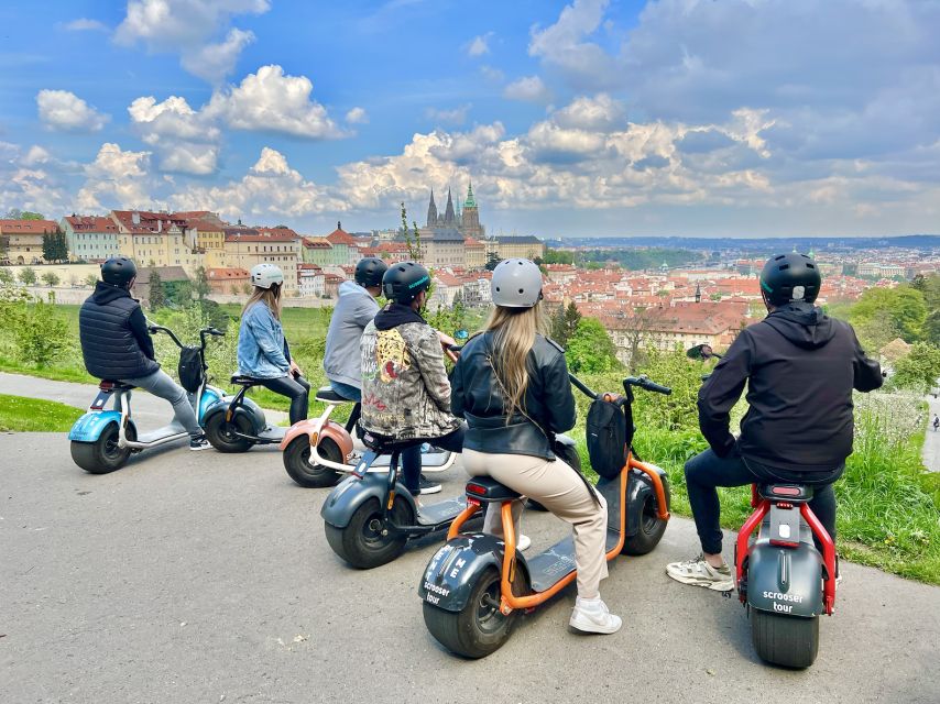 Prague: Fat Tire E-Scooter Guided Tour - Charles Bridge, the river, and Lesser Town