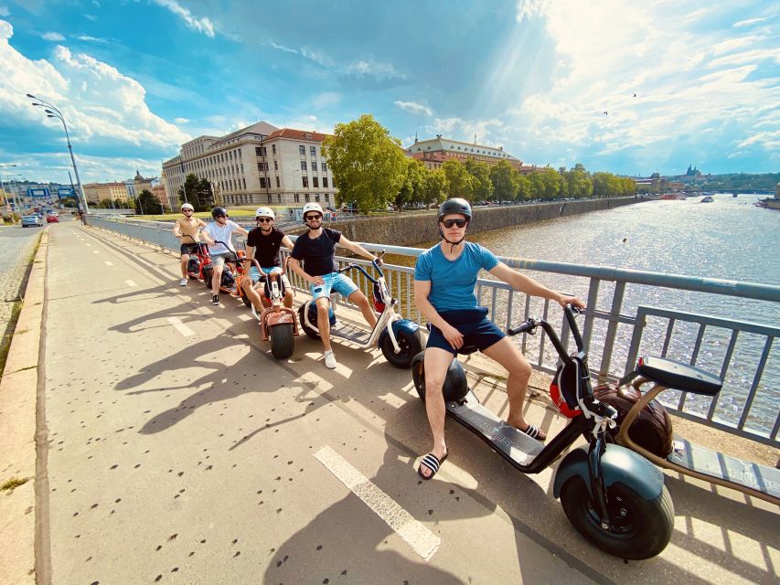 Prague: Fat Tire E-Scooter Guided Tour - Old Town Square and the move toward Letná