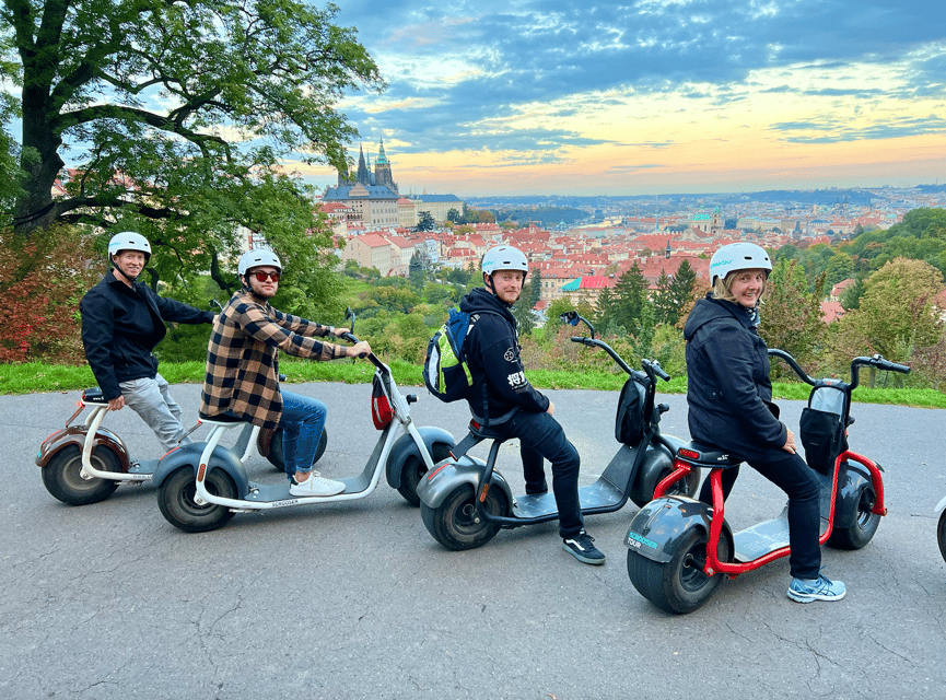 Prague: Fat Tire E-Scooter Guided Tour - Prague Castle and Strahov Monastery