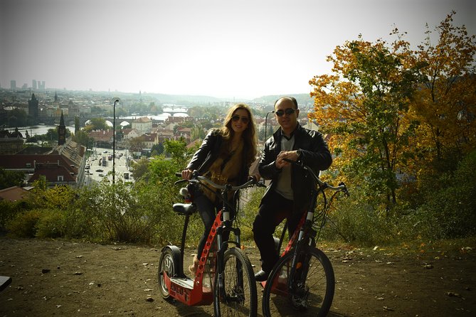 Prague Fat Tire or Regular Scooter City Tour - Charles Bridge and the riverfront