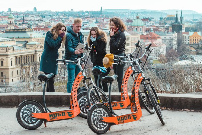 Prague Fat Tire or Regular Scooter City Tour - Prague Castle Square and Strahov Monastery