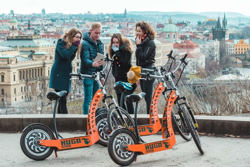 Prague: Fat Tire or Regular Scooter Tour with A Local Guide - Key points to know before booking