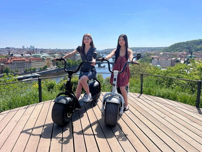 Prague: Fat Tire or Regular Scooter Tour with A Local Guide - Starting at Grandior and learning the scooter
