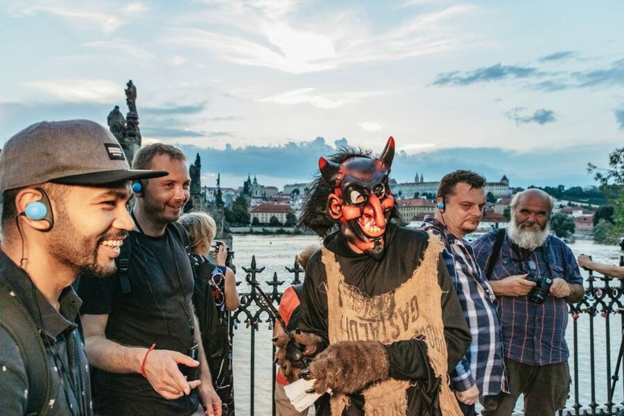 Prague: Ghost Walking Tour Where Legends Come To Life - Starting near Křižovnické náměstí and Charles Bridge