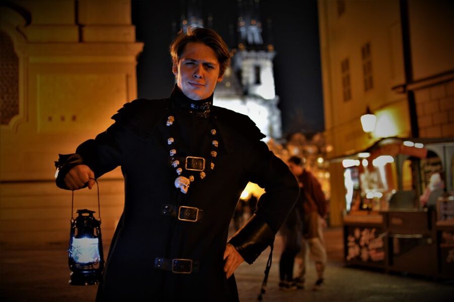 Prague: Ghosts, Legends, Medieval Underground & Dungeon Tour - Gothic churches, cemeteries, and the headless horseman