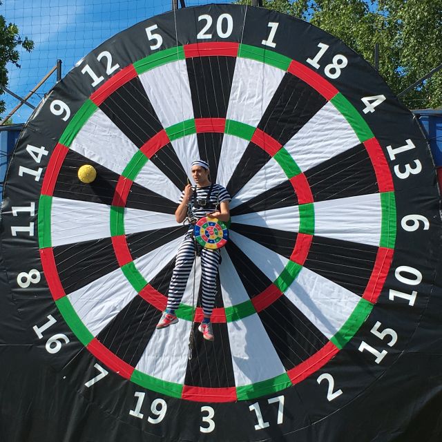 Prague : Giant Foot Darts and Giant Beer Pong Game - Weather, clothing, and physical limits