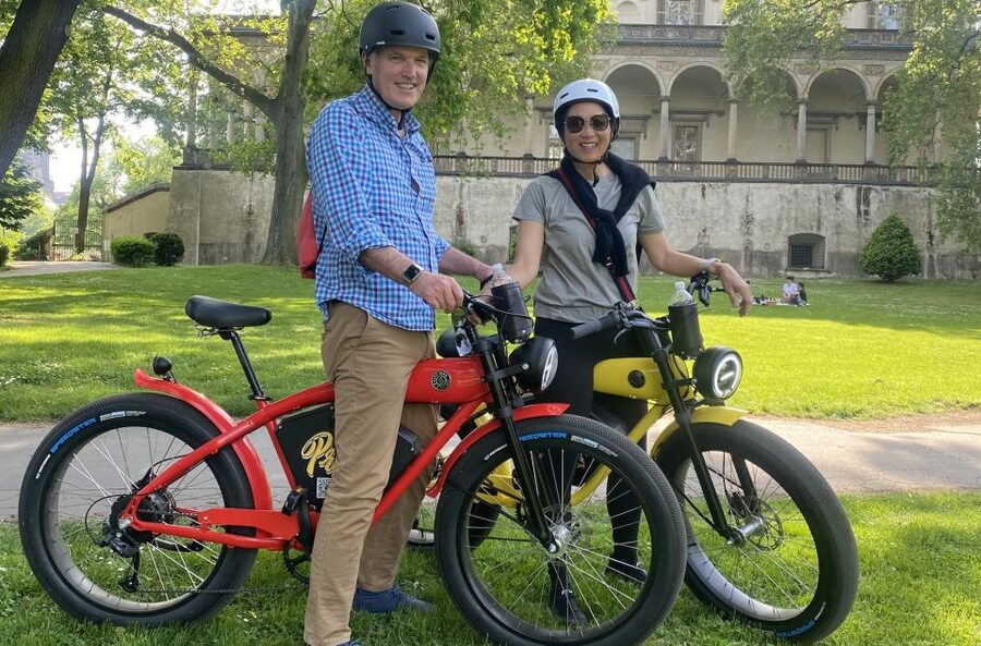 Prague: Grand City Tour on Fat e-Bike - Prague Castle and Strahov Monastery
