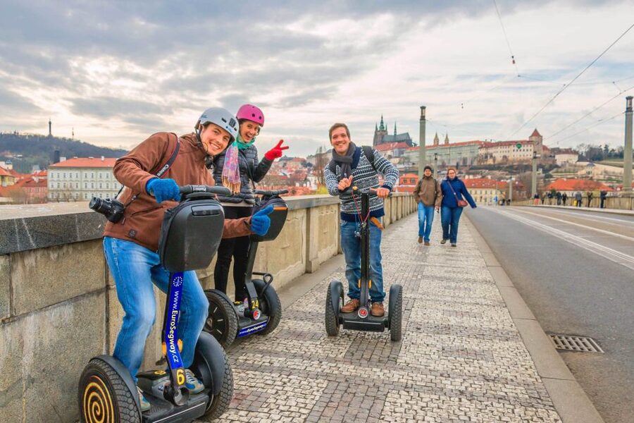 Prague: Grand Segway and eScooter Live Guided City Tour - Letná’s views and Prague’s giant metronome