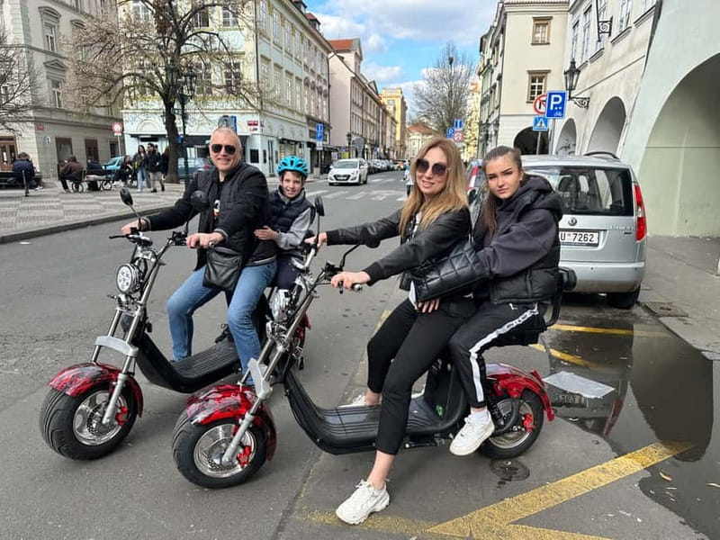 Prague: Guided Fat Tire e-Scooter Tour - Starting near Old Town Square