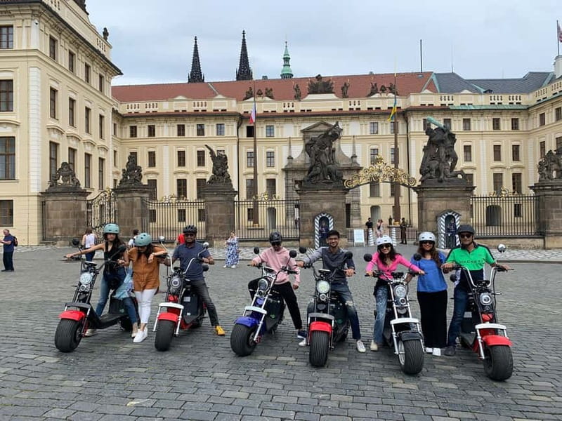 Prague: Guided Fat Tire e-Scooter Tour - Strahov Monastery and its old brewery