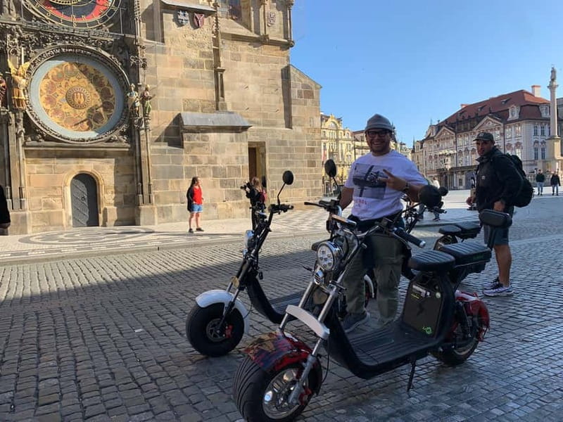 Prague: Guided Fat Tire e-Scooter Tour - Rolling through Petrin Park