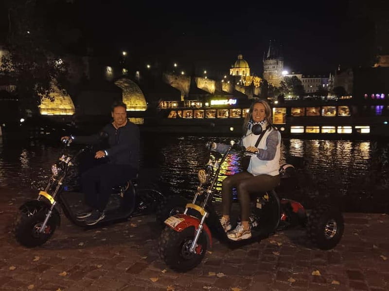 Prague: Guided Sightseeing Tour by Electric Trike - Lennon Wall and the Malá Strana side of the river