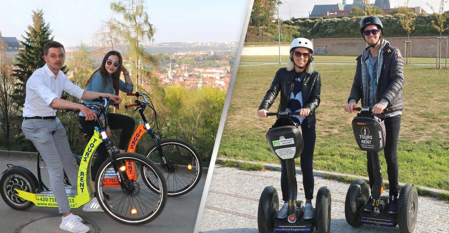 Prague: Half-Day Guided Tour by Segway and E-Scooter - Prague Castle and St. Vitus Cathedral