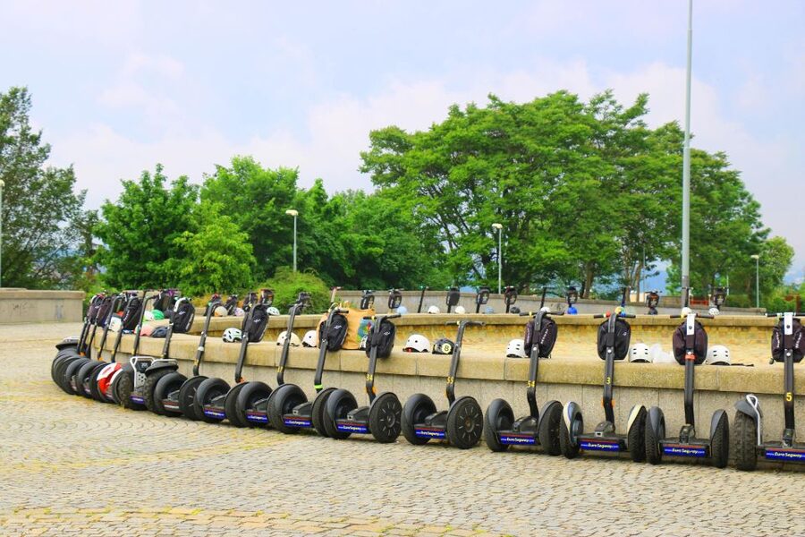 Prague: Half-Day Guided Tour by Segway and E-Scooter - Switching to an e-scooter for Petrin Hill