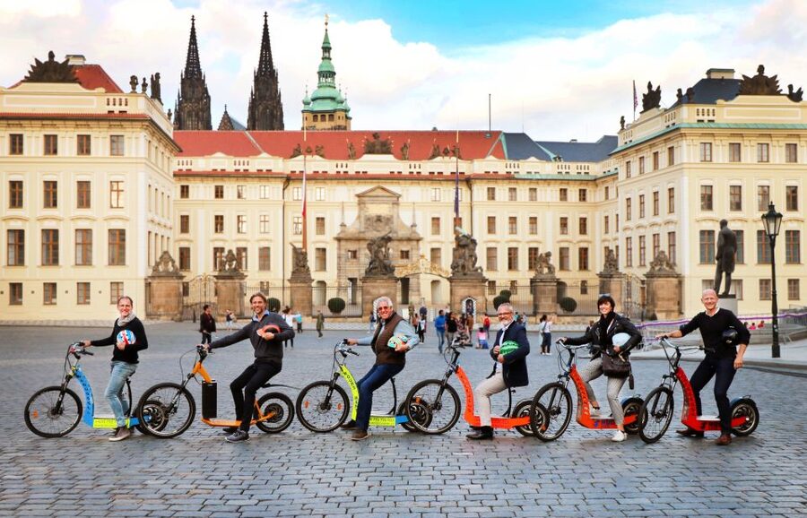 Prague: Half-Day Guided Tour by Segway and E-Scooter - Kafka Museum and Prague’s narrowest alley