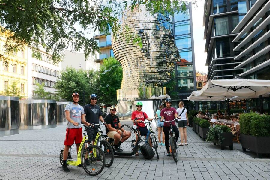 Prague: Half-Day Guided Tour by Segway and E-Scooter - Charles Bridge and the riverfront