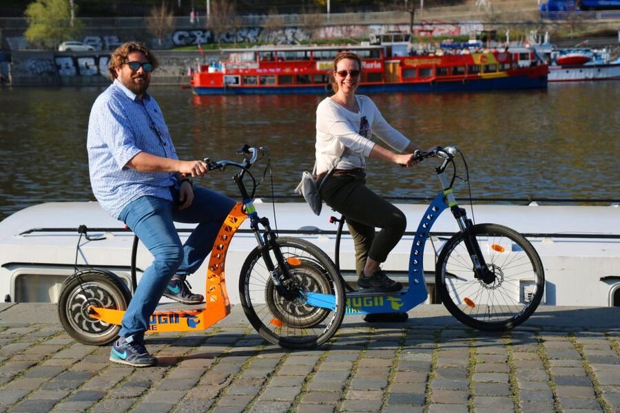 Prague: Highlights Tour on e-Scooter or eBike - Charles Bridge, Lennon Wall, and the canal corner