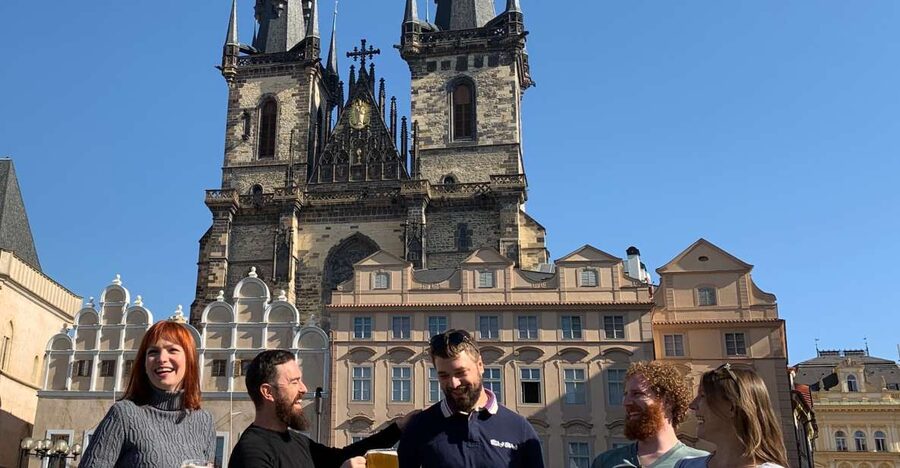 Prague: Historic Pubs Tour with Drinks - The second and third pubs: where the group opens up