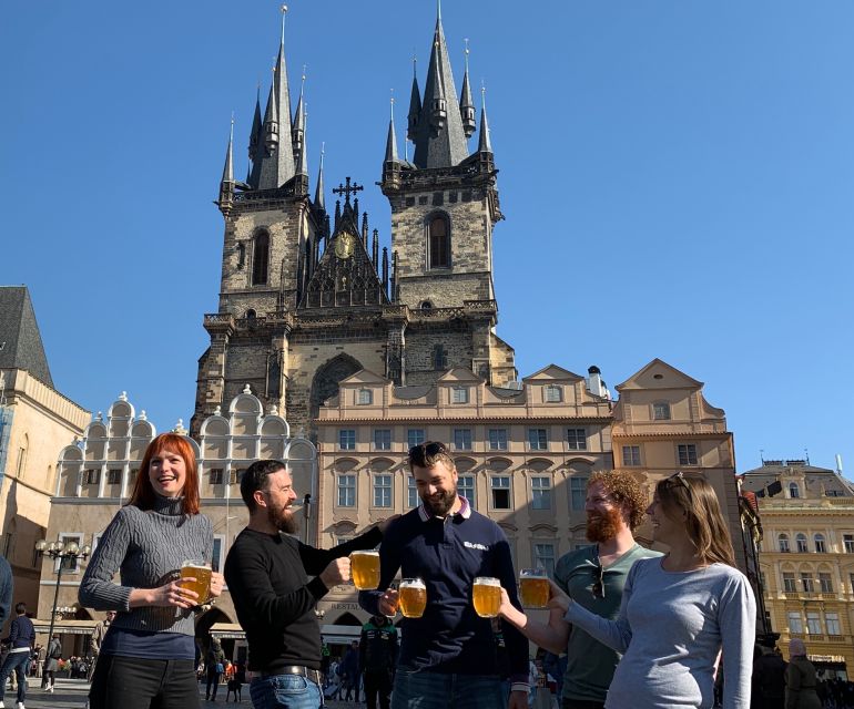 Prague: Historic Pubs Tour with Drinks - What four included drinks are worth at $64