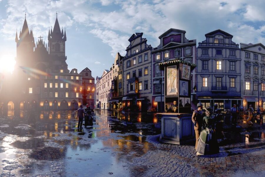 Prague: Immersive History Walking Tour and VR - New Town Hall and the medieval story