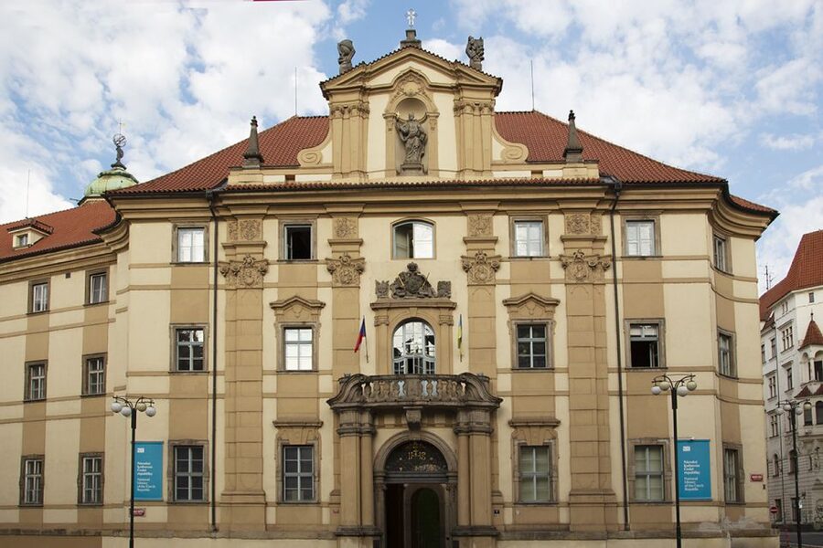 Prague: Klementinum Library & Astronomical Tower Guided Tour - The Baroque Library Seen Through the Fence