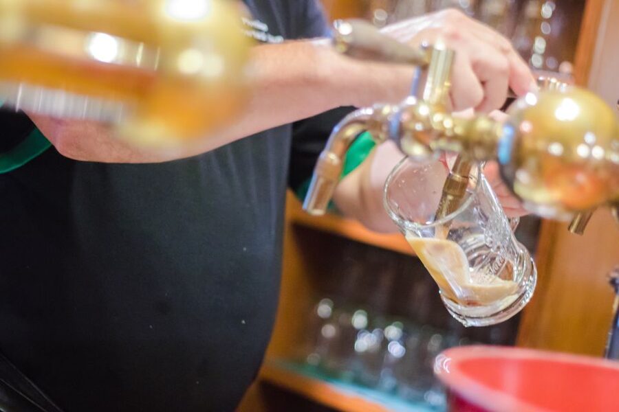 Prague: Legendary Beer Tour with Dinner - Karlova Street and the first beer stop