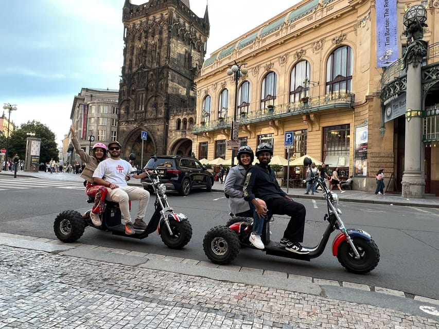 Prague Monastery & Panoramic Viewpoint Electric Trike Tour - Key points at a glance