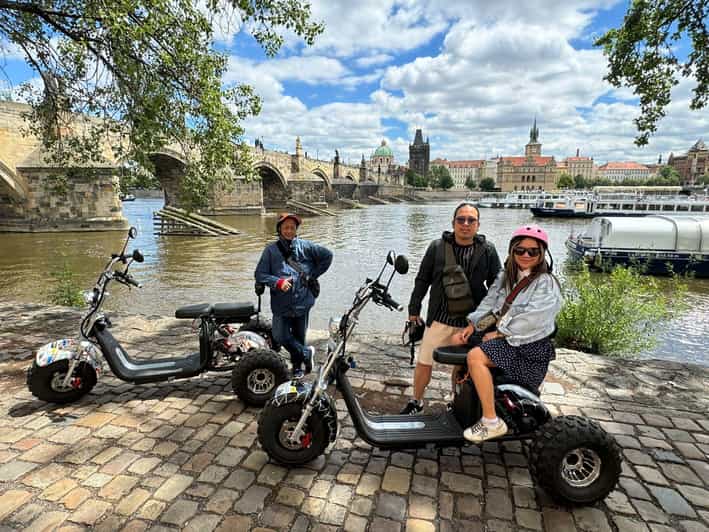 Prague Monastery & Panoramic Viewpoint Electric Trike Tour - Starting at Štěpánská 55