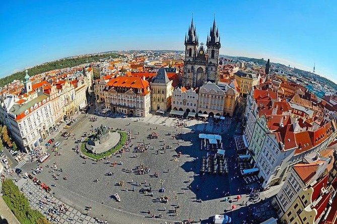 Prague Old Town tour and external Jewish Quarter - Wenceslas Square and the memory of St. Wenceslas