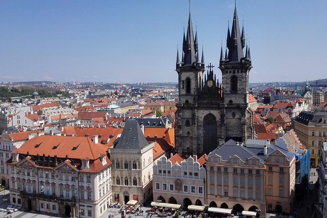Prague Old Town Tour with a Classical Concert - The National Theater, river, and Charles Bridge area