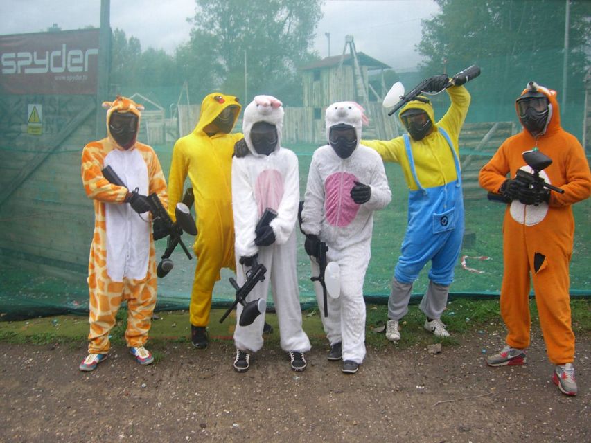 Prague: Paintballing Games - Rain or shine, dress for the game