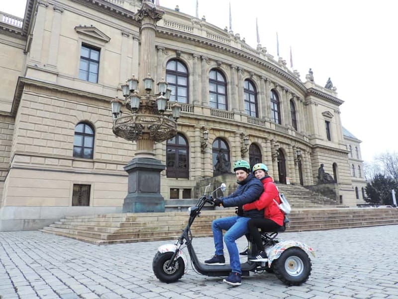 Prague: Panoramic Viewpoints Guided Electric Tricycle Tour - Letná Hill and the six-bridge panorama