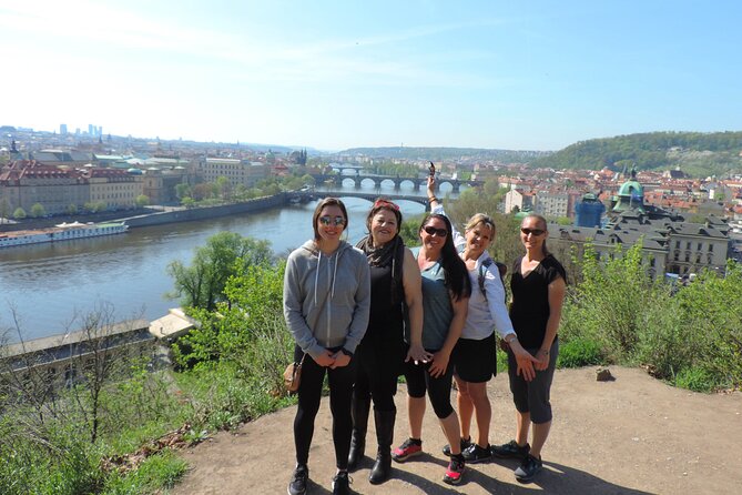 Prague Panoramic Views e-bike and e-Scooter guided Tour - Lennon Wall and Mala Strana