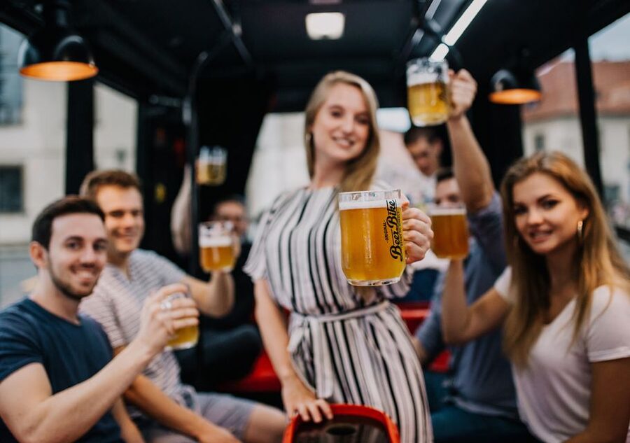 Prague: Party Beer Bus - What the $693 group price really means