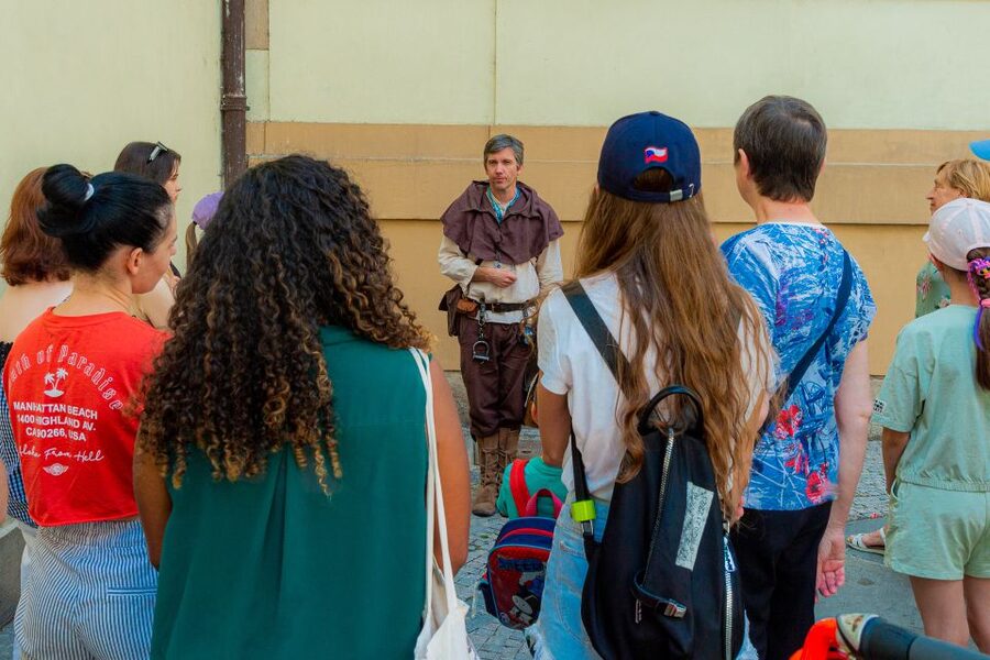 Prague: Plague Doctor Old Town History Walking Tour - St. Agnes Convent and Prague’s quieter side