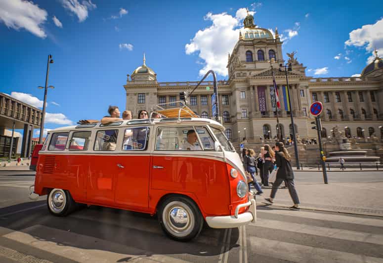 Prague: Private Sightseeing Tour in original VW Samba bus - Prague sightseeing with a 1960s icon