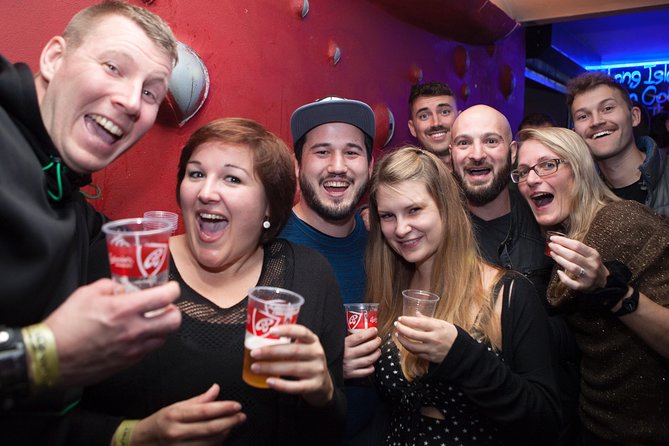 Prague Pub Crawl with Unlimited Drinks & 5 story club Entry - Shots and later bar stops around Prague 1
