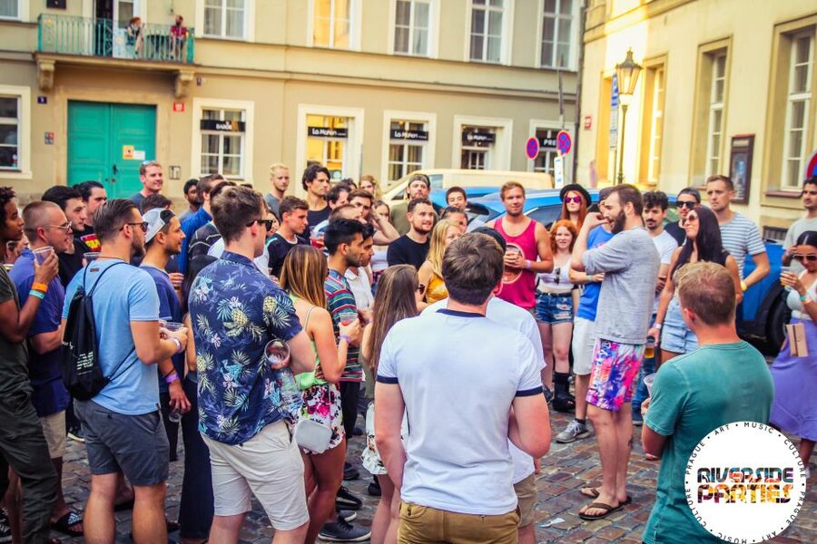 Prague Riverside Parties Tour - Starting at Hangover House in the Old Town