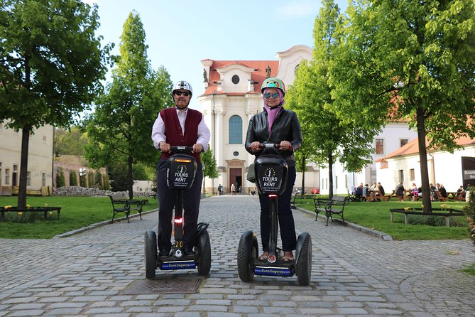Prague Segway Tour - 3-hour Double Monastery & Brewery Tour - Prague Castle views from outside the restricted zone