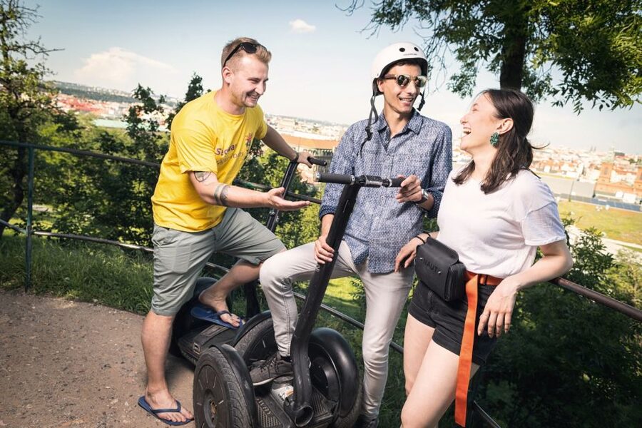 Prague: Segway Tour + Taxi Transfer & Monasteries mini-group - Parks, neighborhoods, and the Strahov Stadion