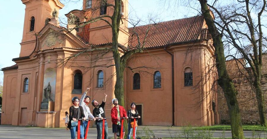 Prague Segway Tour with Oldest Monasteries and Free Taxi - A three-hour ride above central Prague