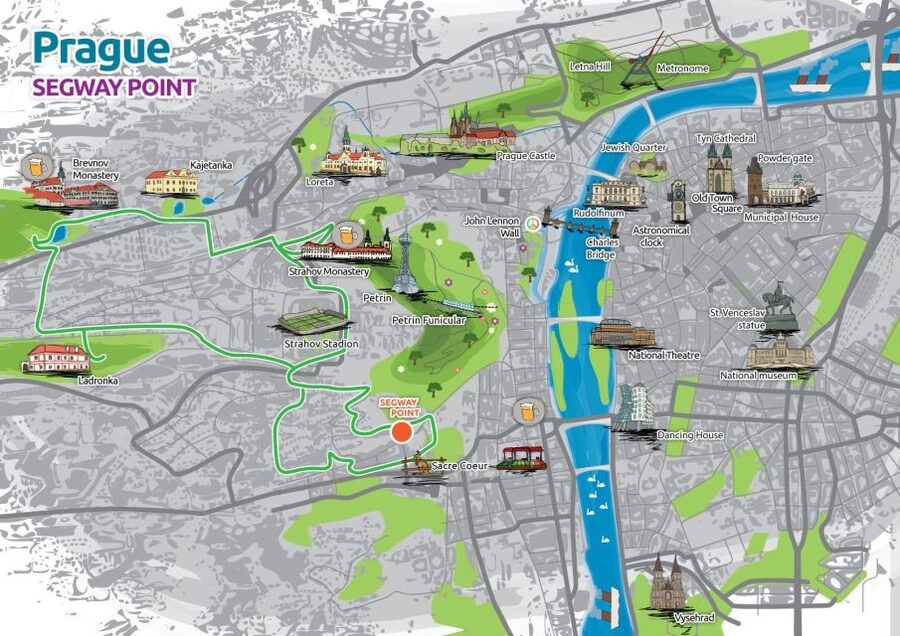 Prague Segway Tour with Oldest Monasteries and Free Taxi - Is $78 good value for three hours?