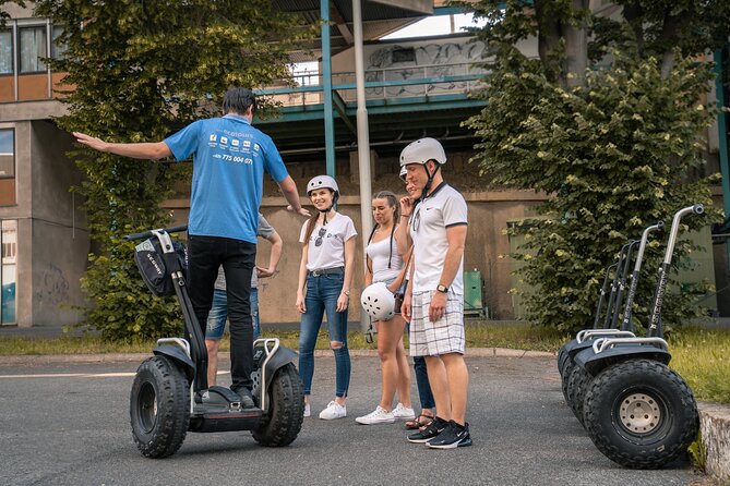 Prague Segway Tour - Learning to ride before the hills begin