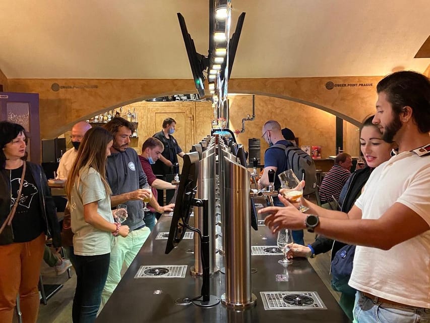 Prague: Self-Pour Czech Beer-Tasting Experience - Food, music, and the pub atmosphere