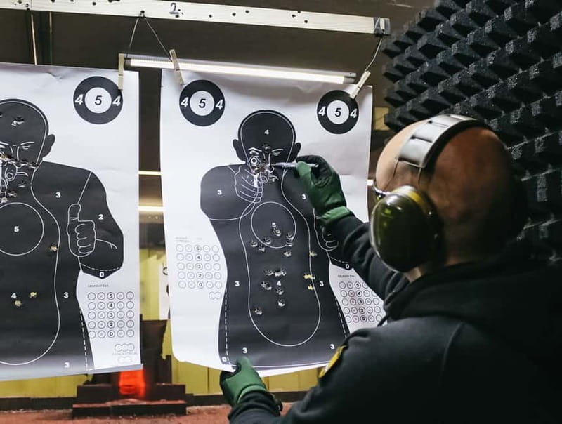 Prague: Shooting Range Experience with up to 10 Guns - What the shooting session feels like