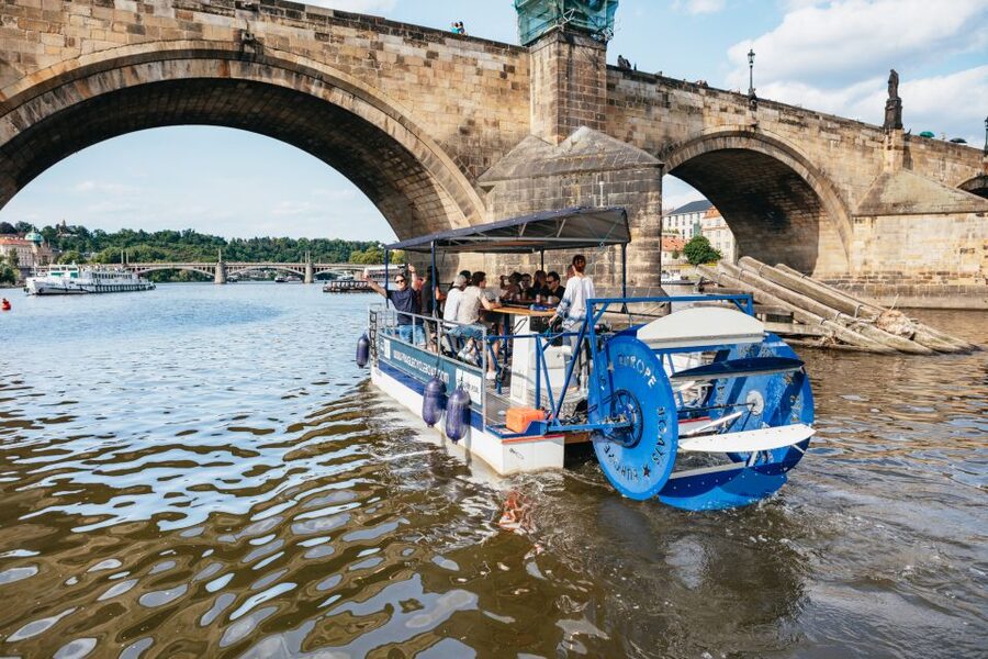 Prague: Swimming Beer Bike on A Cycle Boat - Choosing the drink package