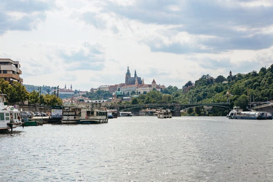 Prague: Swimming Beer Bike on A Cycle Boat - Passing Charles Bridge and Kampa Island