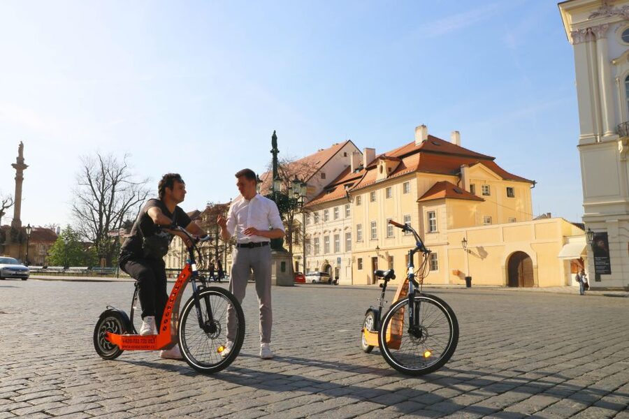 Prague: Tour by Electric Scooter or Cruiser eBike - Rudolfinum, Old Town, and the Astronomical Clock