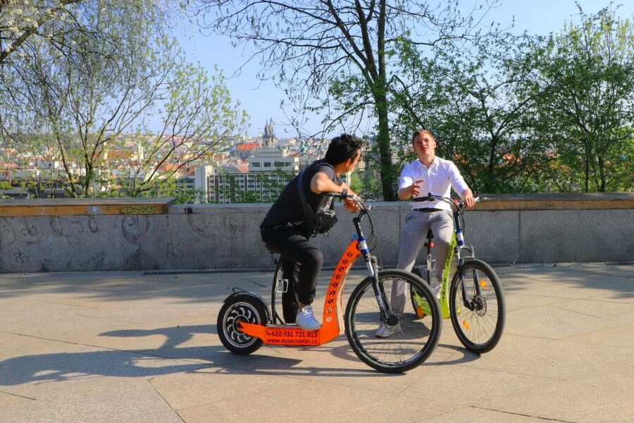 Prague: Tour by Electric Scooter or Cruiser eBike - Charles Bridge and Prague’s narrowest alley